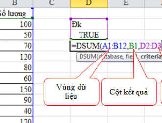 DÙNG HÀM CƠ SỞ DỮ LIỆU – HÀM DÒ TÌM