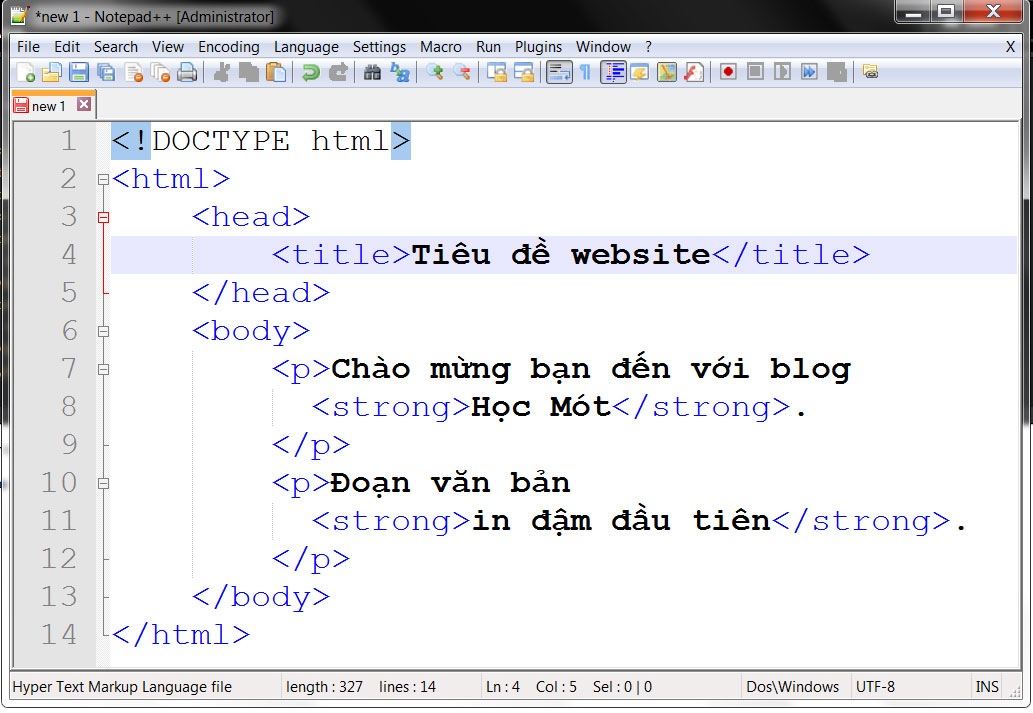 phan mem soan thao html