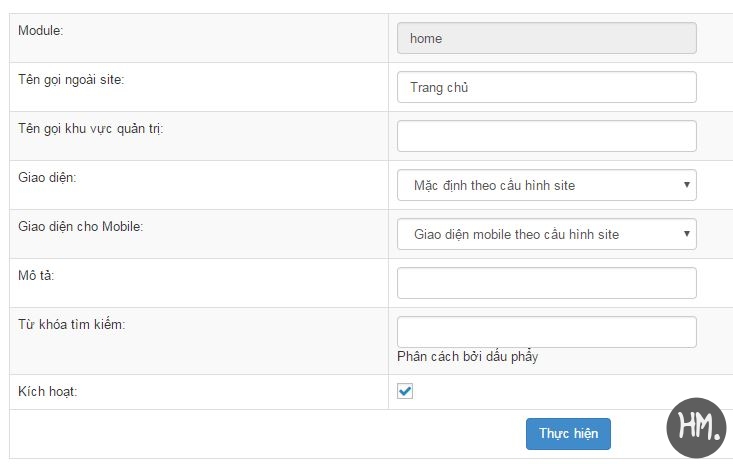 Kiểm tra danh sách các module đang sử dụng