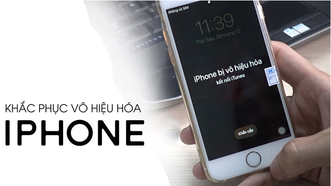 Làm thế nào để khắc phục iPhone bị vô hiệu hóa kết nối iTunes?