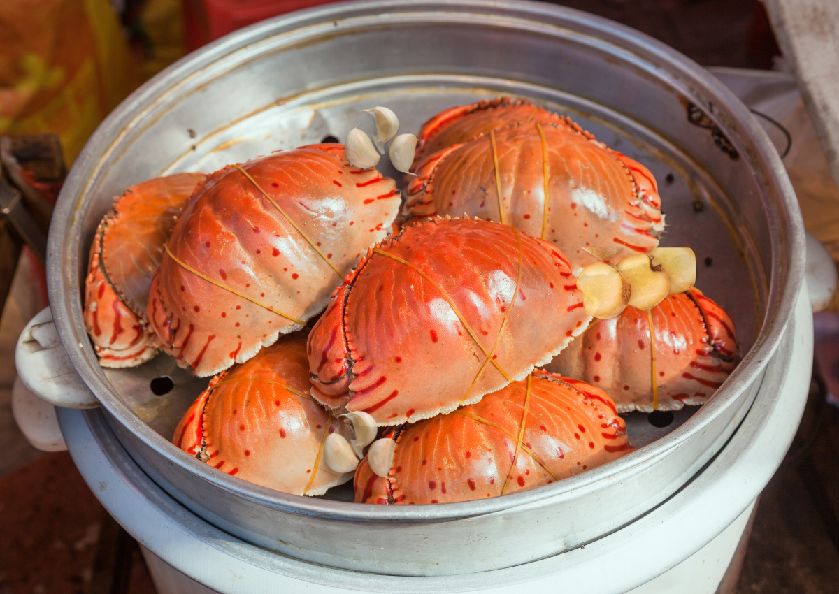 Cách Hấp Cua Ghẹ Siêu Ngon